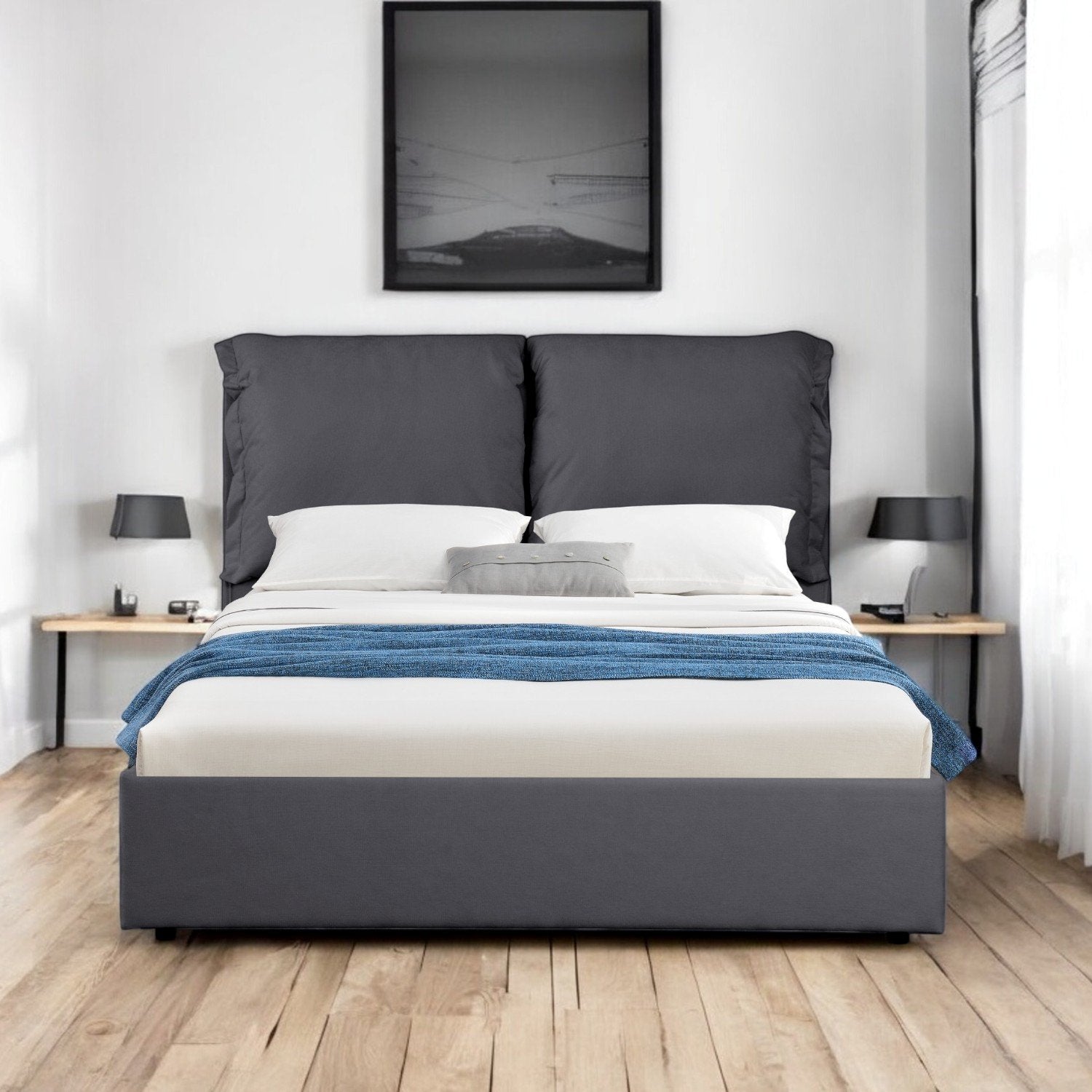 Chester Upholstered Ottoman Storage Bed