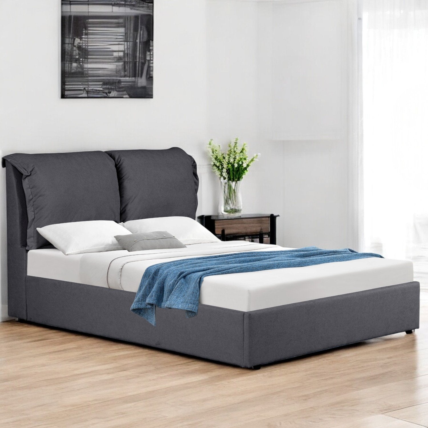 Chester Upholstered Ottoman Storage Bed