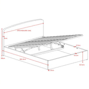 Delamere Upholstered Ottoman Storage Bed