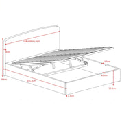 Delamere Upholstered Ottoman Storage Bed