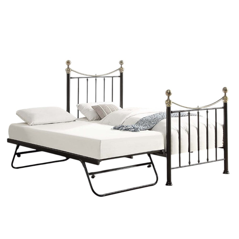 Hampstead Metal Guest Bed with Trundle