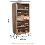 Adare Large Wooden Bookcase