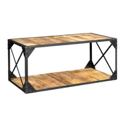 Belfast Metal & Wood Industrial Coffee Table