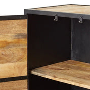 Belfast Wood & Metal Industrial 140cm Sideboard
