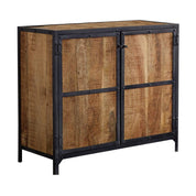 Belfast Wood & Metal Industrial 90cm Sideboard