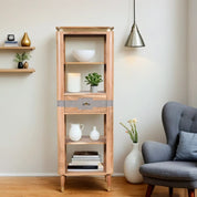 Blarney Narrow 1 Drawer Wooden Bookcase