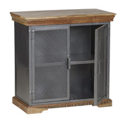 Cork Industrial Wood & Metal 2 Door 85cm Sideboard