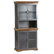 Cork Industrial Wood & Metal 2 Door 85cm Sideboard