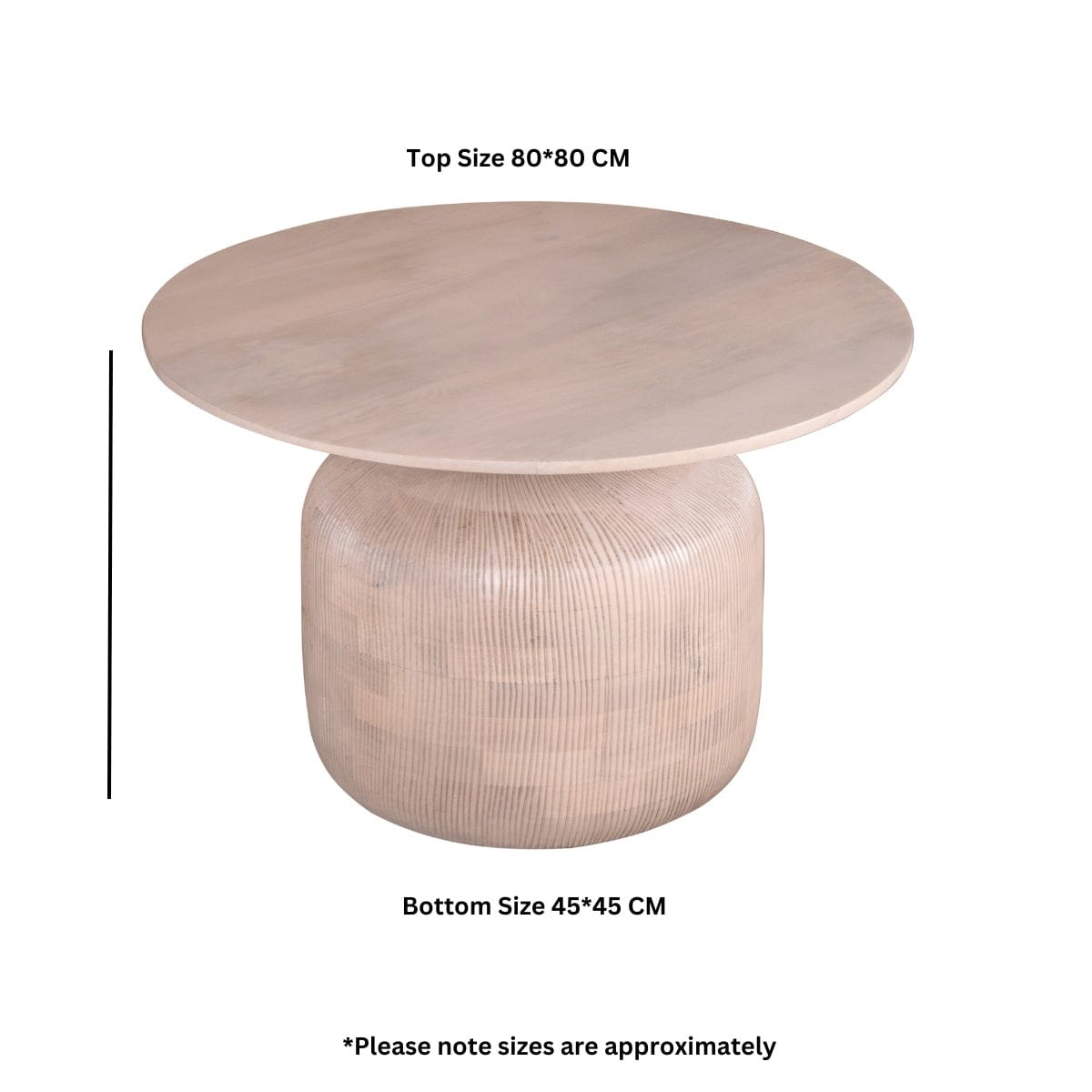 Dingle Wooden Round Coffee Table