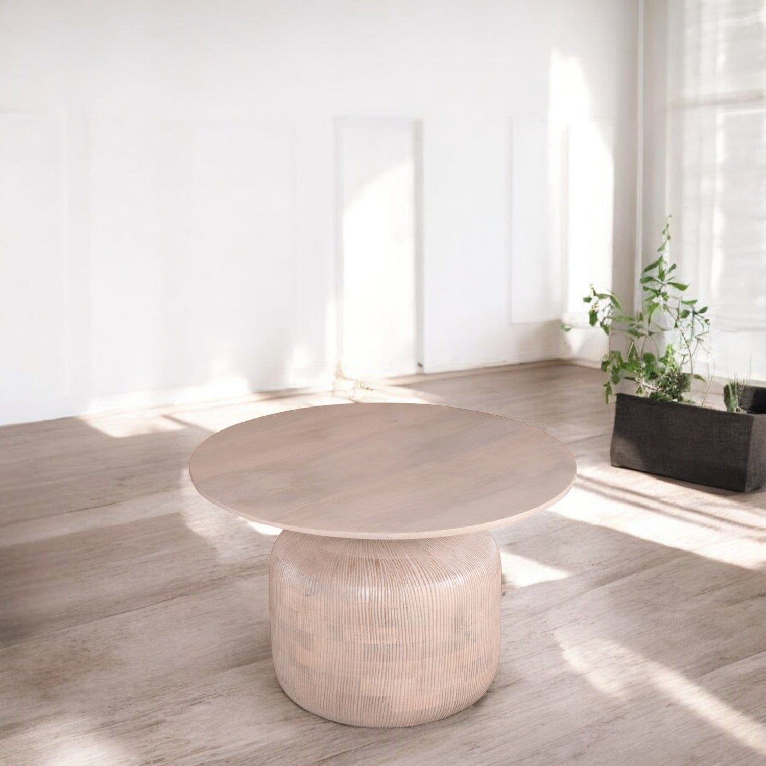 Dingle Wooden Round Coffee Table