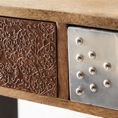 Donegal Wooden 2 Drawer Desk