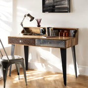 Donegal Wooden 2 Drawer Desk