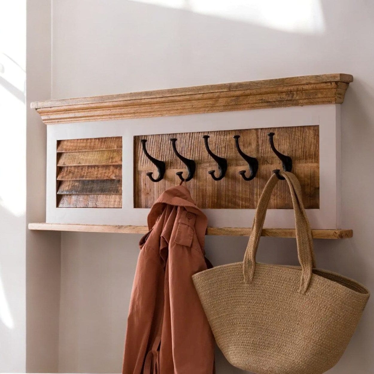 Doonbeg Wooden Wall Coat Hanger