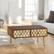 Ennis Wooden 2 Drawer Coffee Table