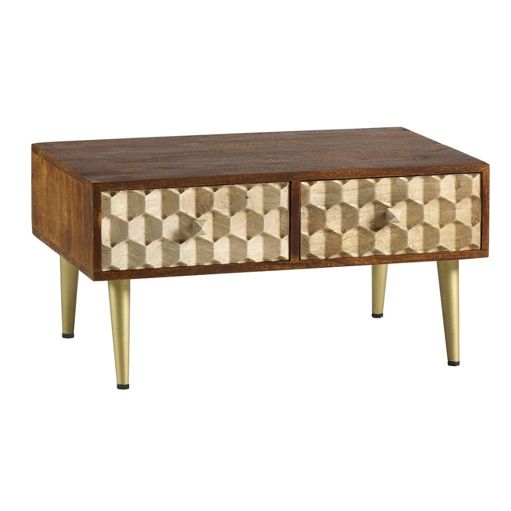 Ennis Wooden 2 Drawer Coffee Table