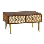 Ennis Wooden 2 Drawer Coffee Table