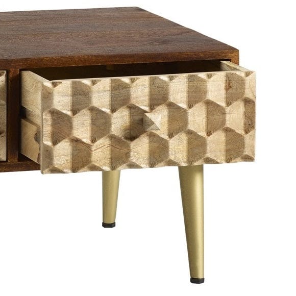 Ennis Wooden 2 Drawer Coffee Table