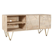 Galway 140cm Wooden Light Gold TV Media Unit