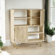 Galway Light Gold Wooden Display Cabinet