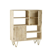 Galway Light Gold Wooden Display Cabinet
