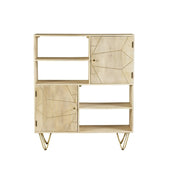 Galway Light Gold Wooden Display Cabinet