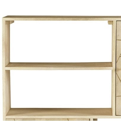 Galway Light Gold Wooden Display Cabinet