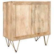 Galway Wooden Light Gold 2 Doors 90cm Sideboard