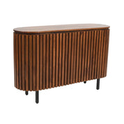 Glenariff Wooden Slatted 2 Doors 135cm Sideboard