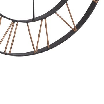 Harrogate Industrial 66cm Metal Skeleton Wall Clock