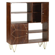 Limerick Dark Gold Wooden Display Cabinet