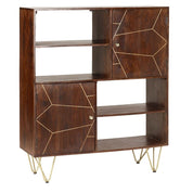 Limerick Dark Gold Wooden Display Cabinet