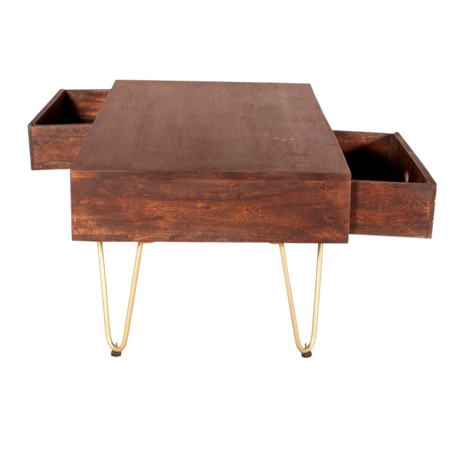 Limerick Wooden Dark Gold 1 Drawer Coffee Table