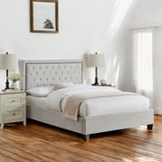Natural / Double 4ft6 - 135x190cm Northwich Upholstered Bed Frame