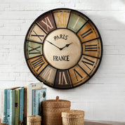 Paris 48cm Metal Wall Clock