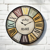 Paris 48cm Metal Wall Clock