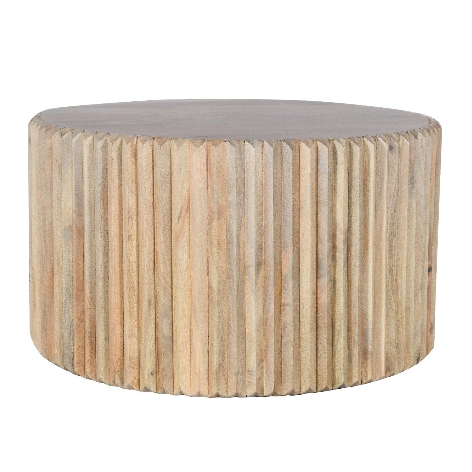 Prehen Light Wooden Round Coffee Table