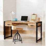 Sligo Industrial Wood & Metal 2 Drawer Desk