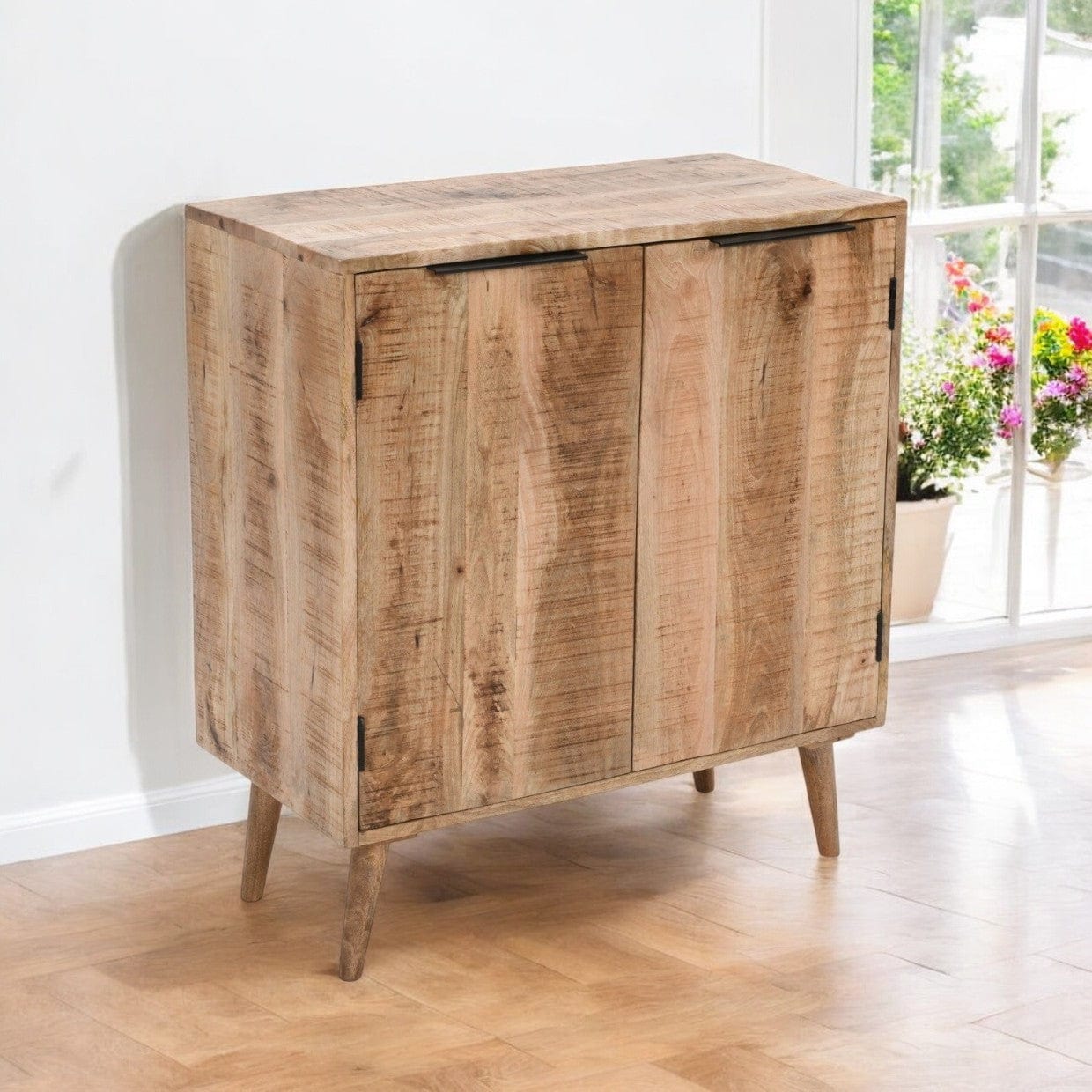 Wicklow Wooden Drinks Cabinet 90cm Sideboard